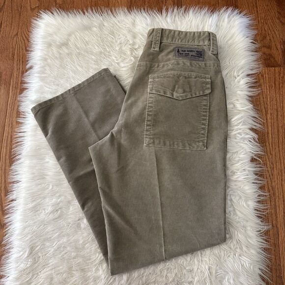 The North Face Corduroy Pants Mens 36x32 Straight Leg Embroidered Outdoor Casual - Picture 1 of 15